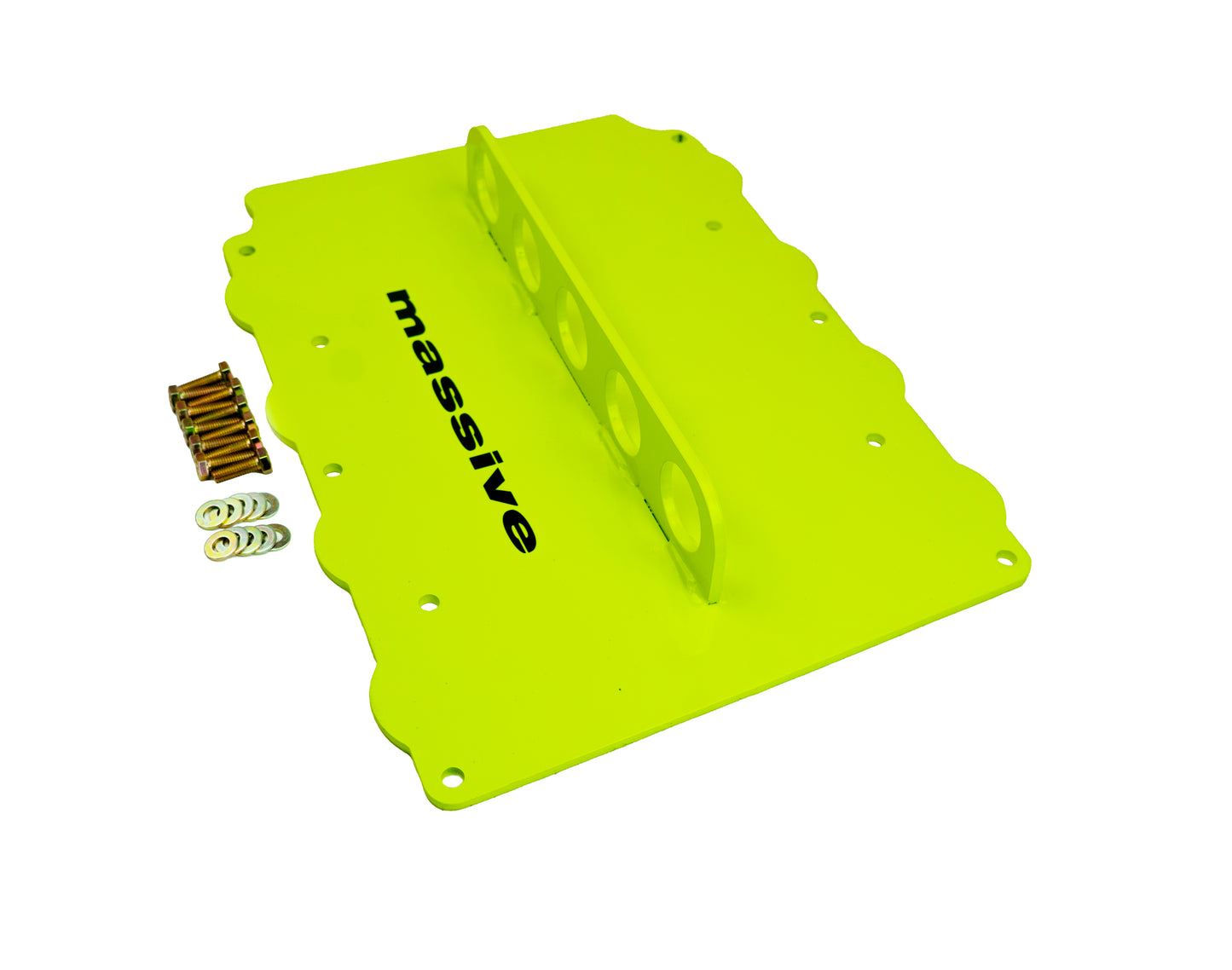 Massive Speed System Coyote Engine 5.0 Lift plate Highlighter Yellow