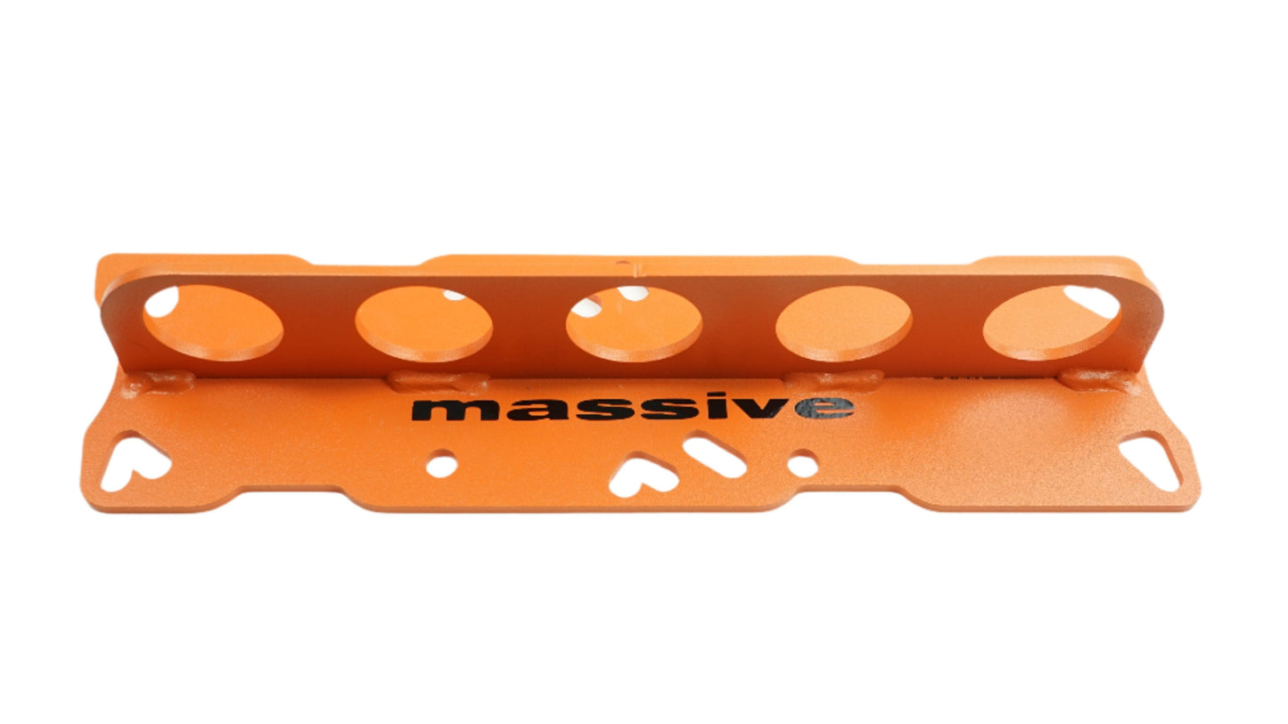 Massive EFI Lift plate Hugger Orange Grain Side view