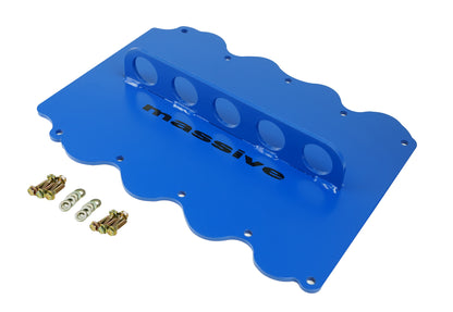 Ford Coyote lift plate blue top view