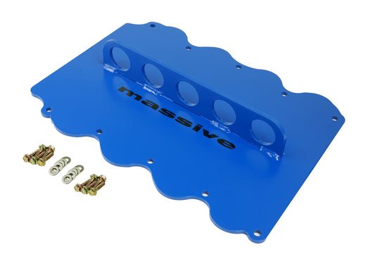 Ford Coyote lift plate blue top view