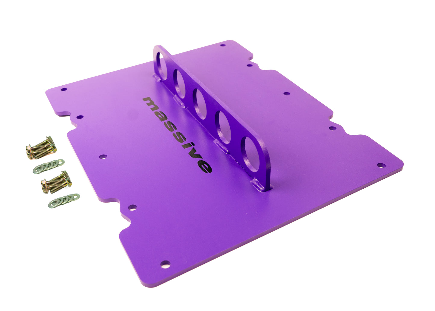Massive Ford Godzilla Engine 7.3 6.8 Lift plate Signature Textured Purple 