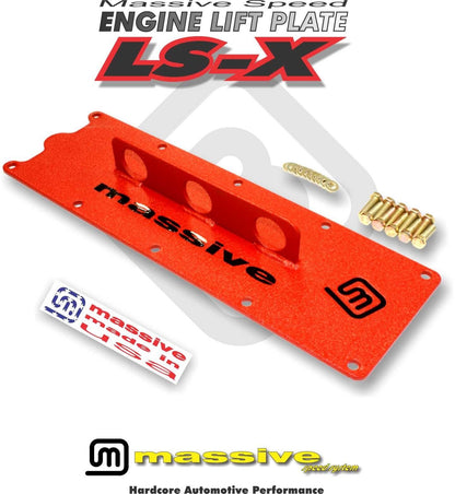 Massive Speed System Engine Lift Plate Hoist Crane LS1 Gen III 3 Camaro GTO Corvette LSX LS-X 5.7 6.0 - EngineLiftPlates.com